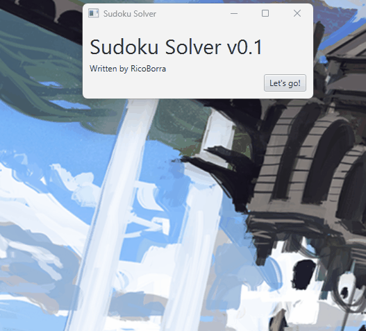 Sudoku Solver Demo